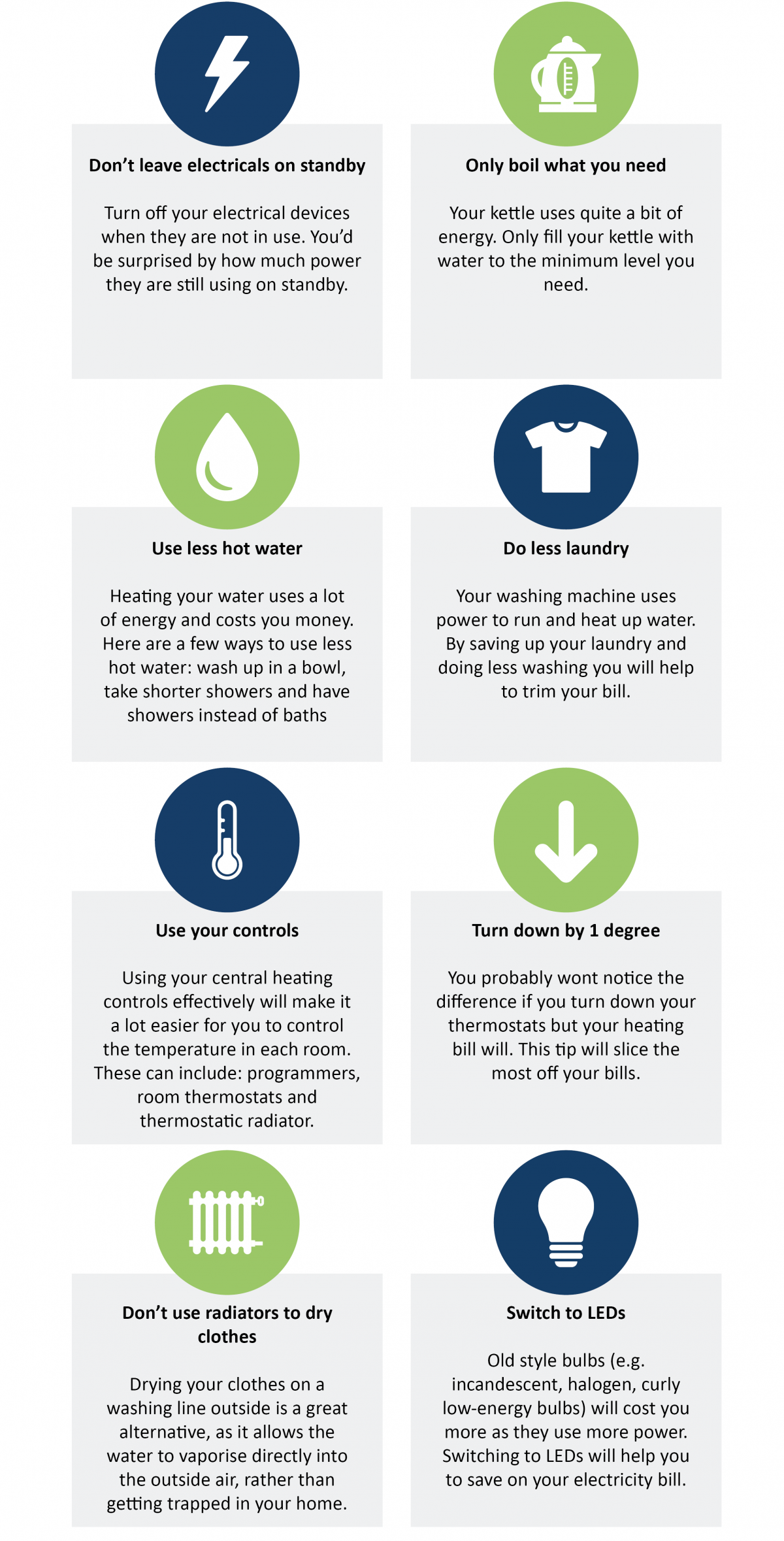 How to use less energy in your home - South Lakes Housing