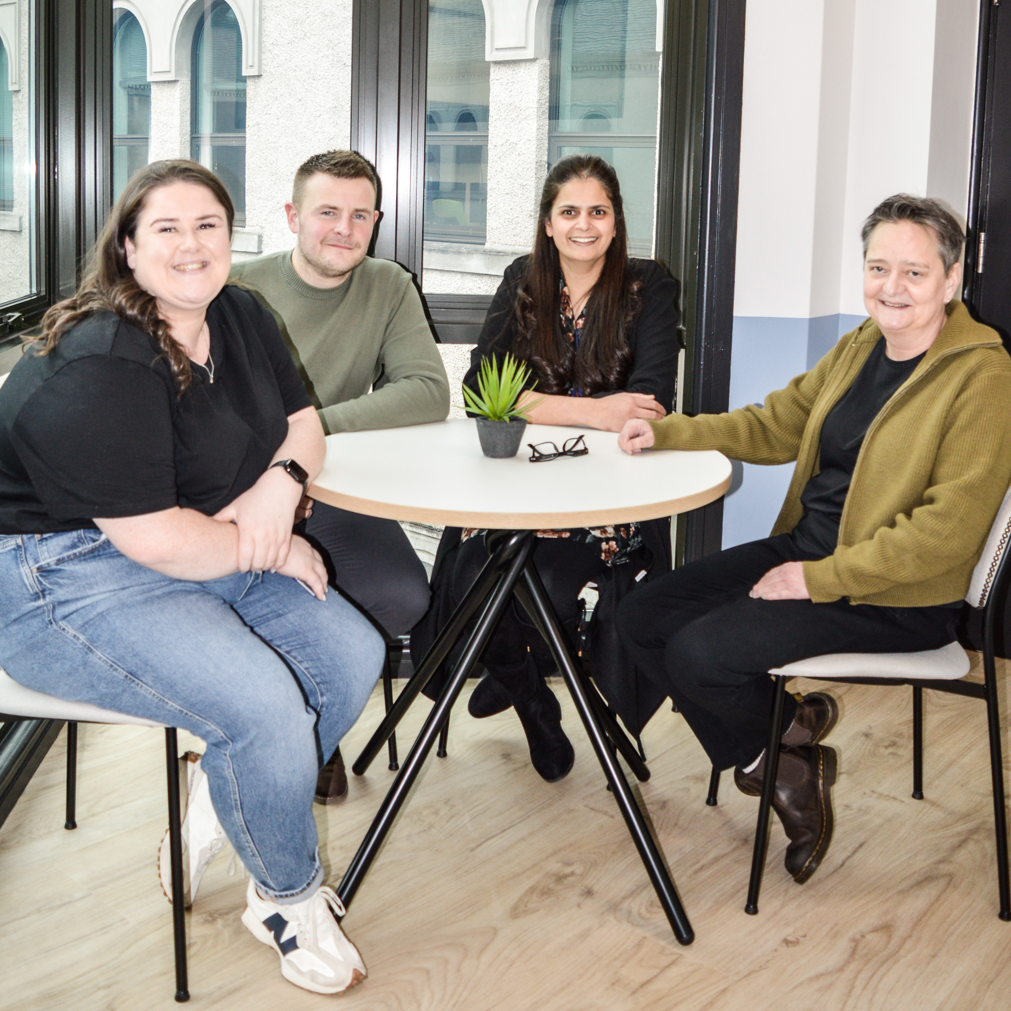 Colleagues putting the finishing touches to our new Resident Census