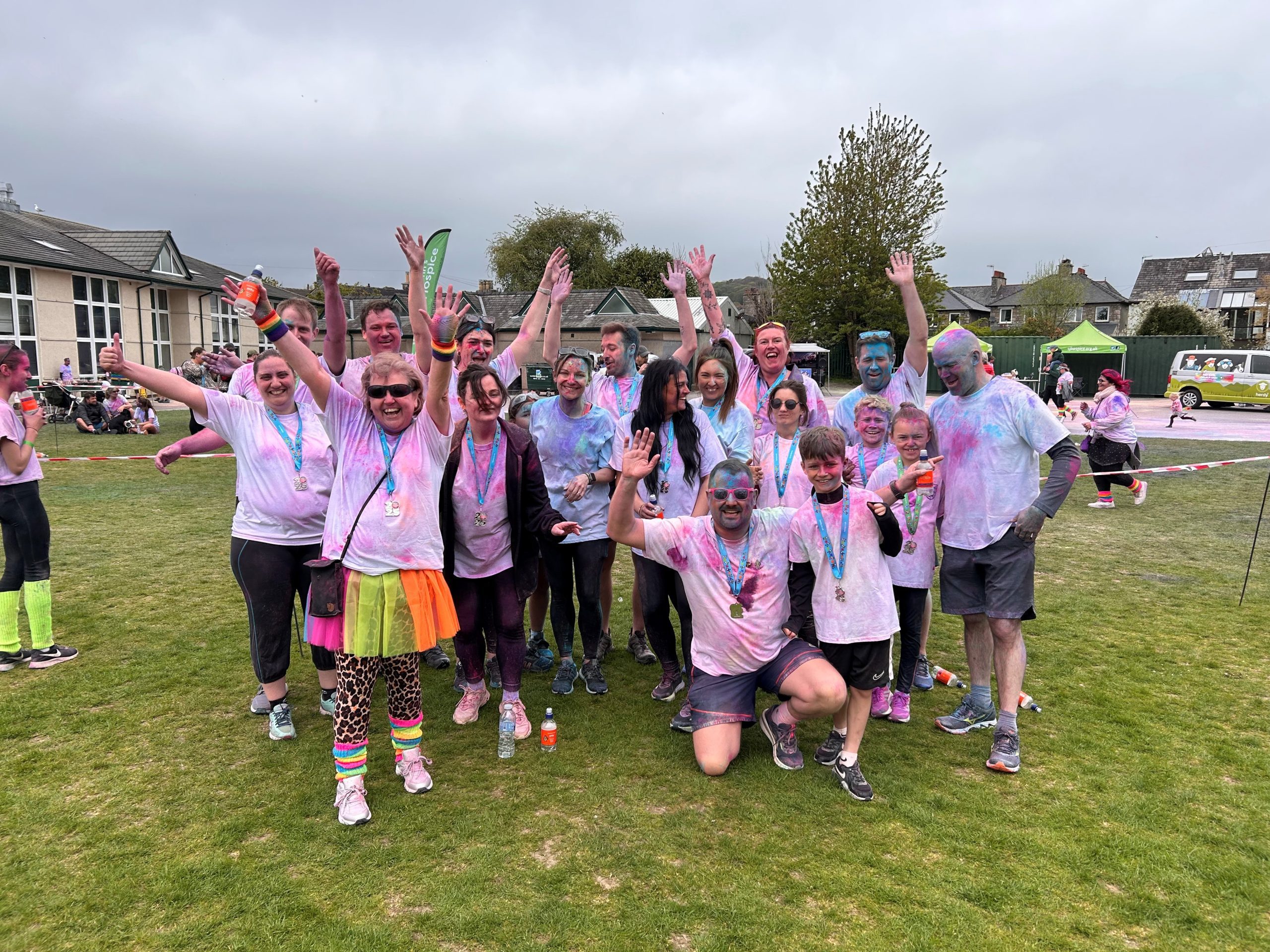 South Lakes Housing Colleagues at Kendal Colour Dash 2025