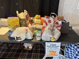Colleague donations for King's Food Bank