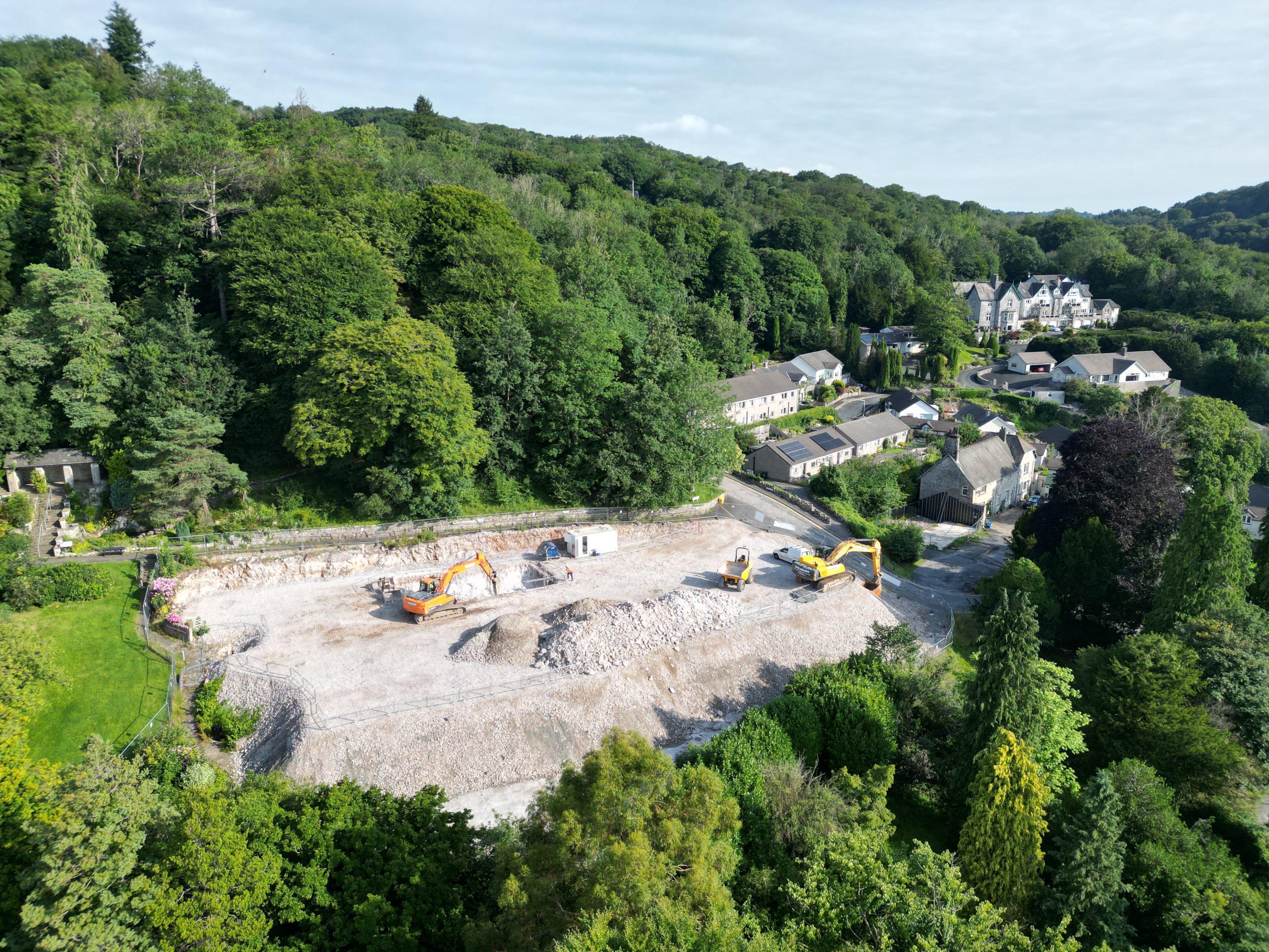 Development is underway at Yewbarrow, Grange-over-Sands