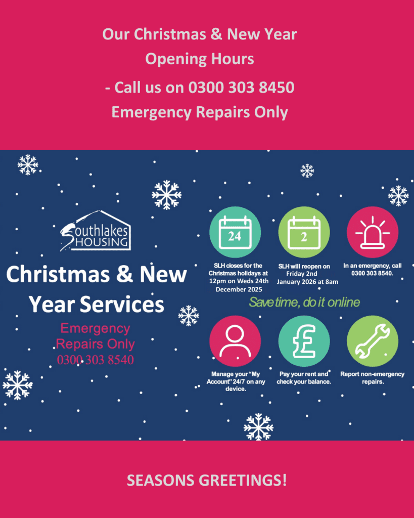 Our Opening Hours over the Festive Season