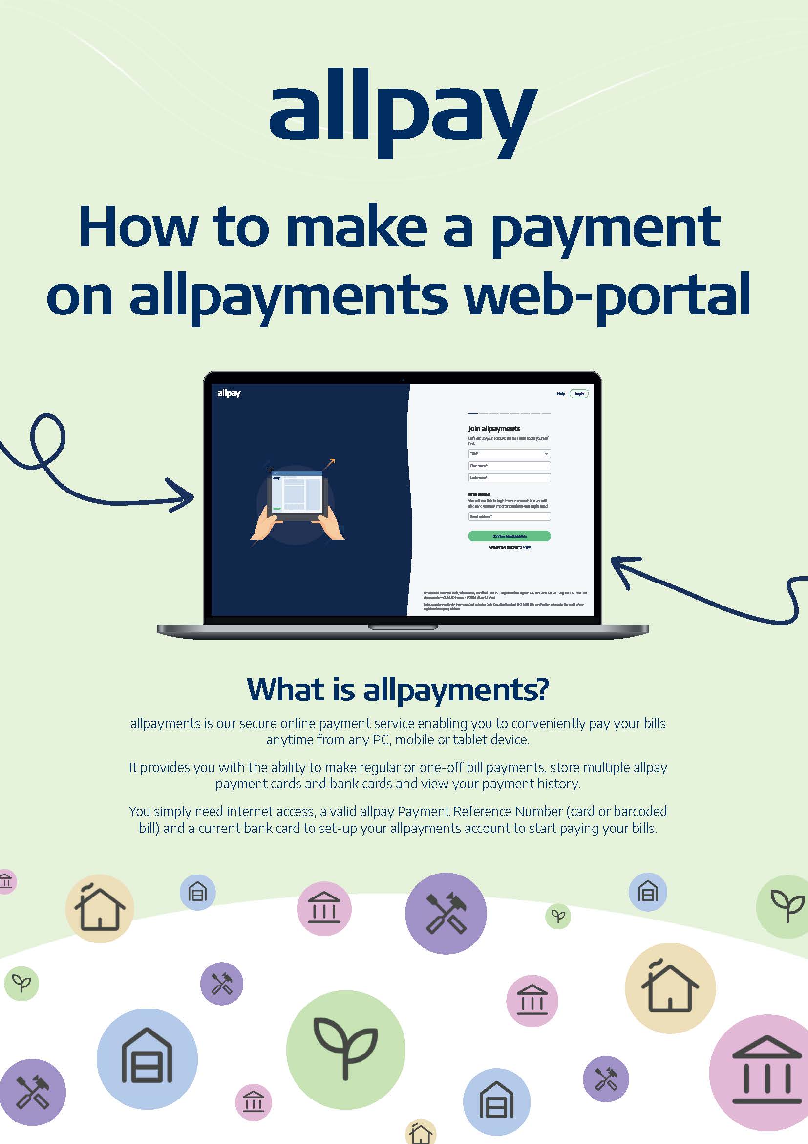 How to make a payment on the allpayments web-portal