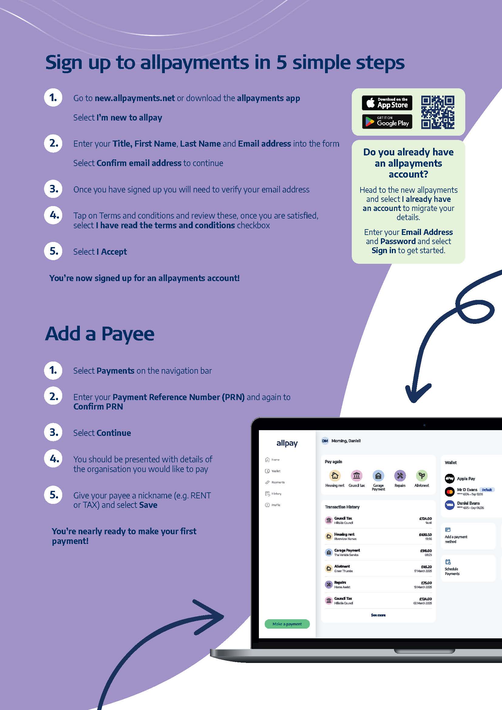 How to pay using allpayments online page 2