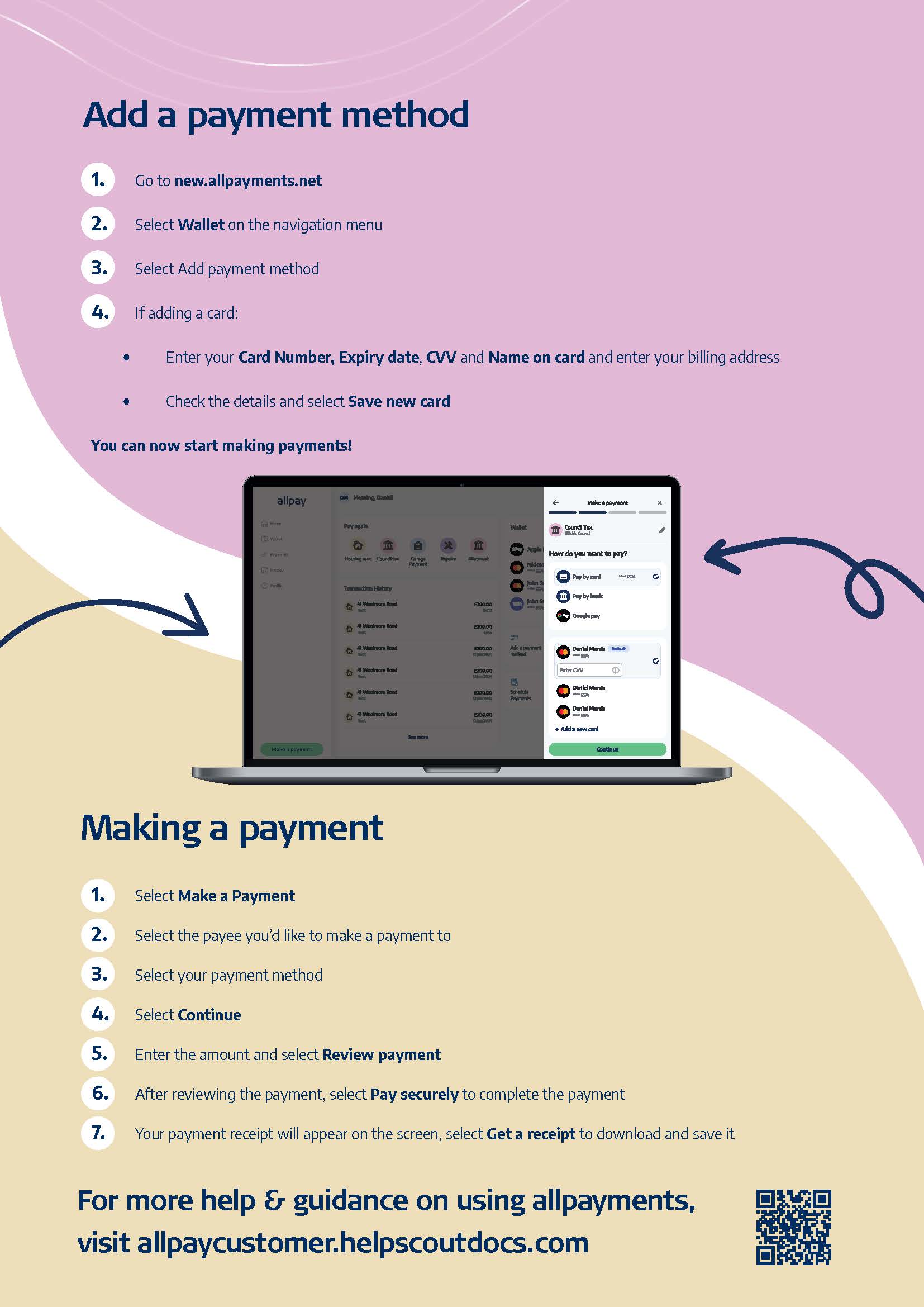 How to pay using allpayments online page 3