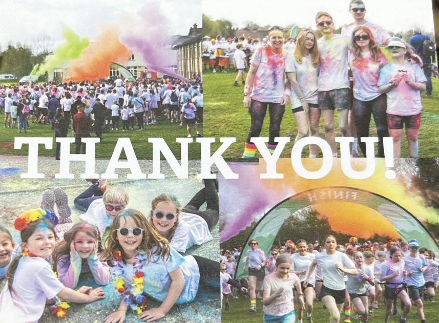 Kendal Colour Dash 2026 - Thank you