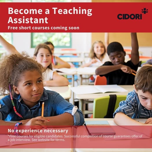 Free Teaching Assistant (Level 2) training course for SLH residents through Kendal College, CIDORI and Auxicia partnership – starting 11th January 2027